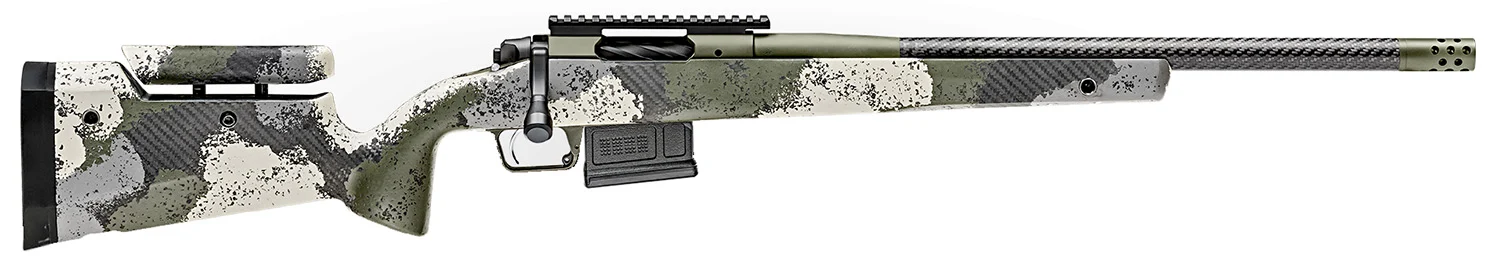 Springfield Armory BAW9206CMCFGA 2020 WayPoint 6mm Creedmoor 5+1 20" CF Evergreen Camo Hybrid Profile w/Adj Cheek Comb & M-LOK Stock Mil-Spec Green Cerakote Right Hand