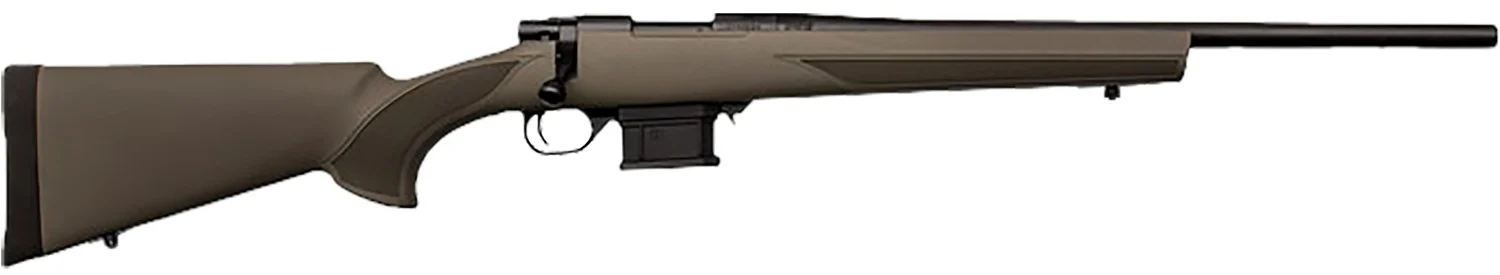 Howa HMA22ARCG 1500 Mini Action 1500 5+1 22" Blued Threaded Barrel, Blued Stainless Steel Drilled & Tapped Receiver, Green Fixed Synthetic Stock, Right Hand