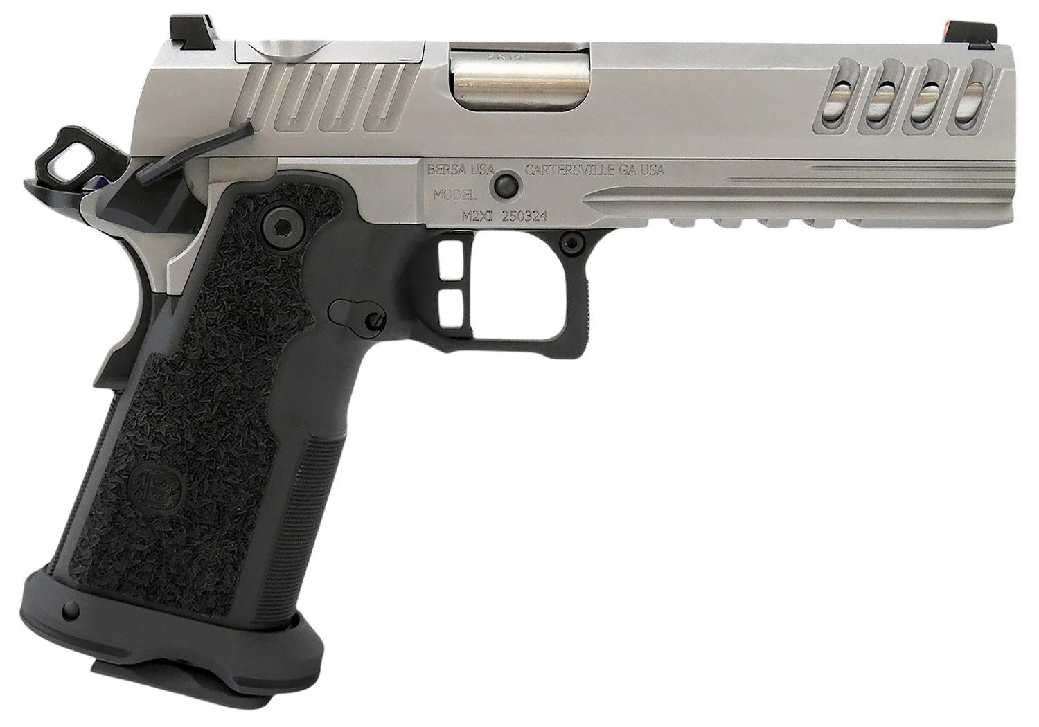 BERSA M2XIO5SSFN M2XI 9MM 18/22RD 5" BRUSHED SS