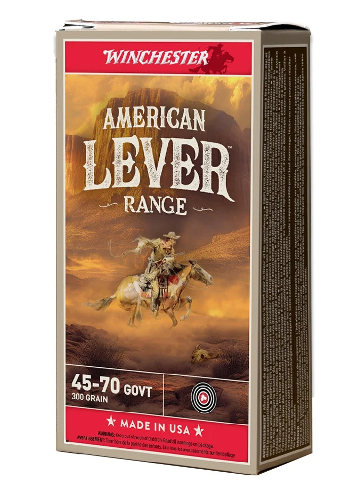 Winchester .45-70 Government 300gr JACKETED HOLLOW POINT (JHP) Brass – 50rd