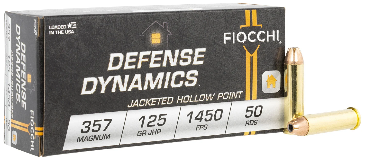 Fiocchi .357 Magnum 125gr Brass – 50rd