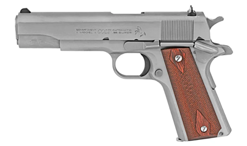M1911A1 GI Classic Govt 38Super 5" SS 7r