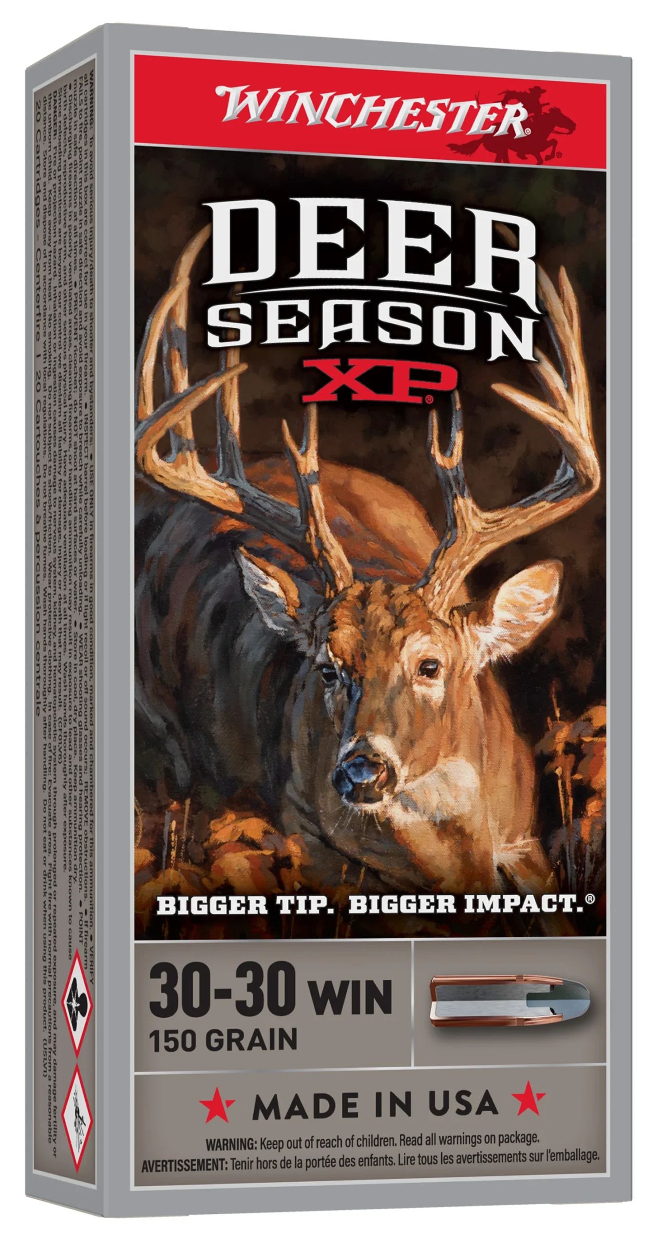 Winchester .30-30 Winchester 150gr EXTREME POINT Brass – 20rd