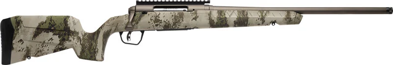 SAVAGE AXIS 2 PRO 7MM-08 20" - HSB COMPACT TB BRONZE/WOODLAND