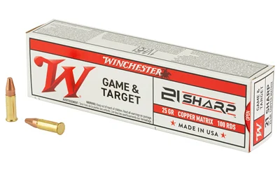 Winchester .22 WMR 25gr COPPER MATRIX Brass – 100rd